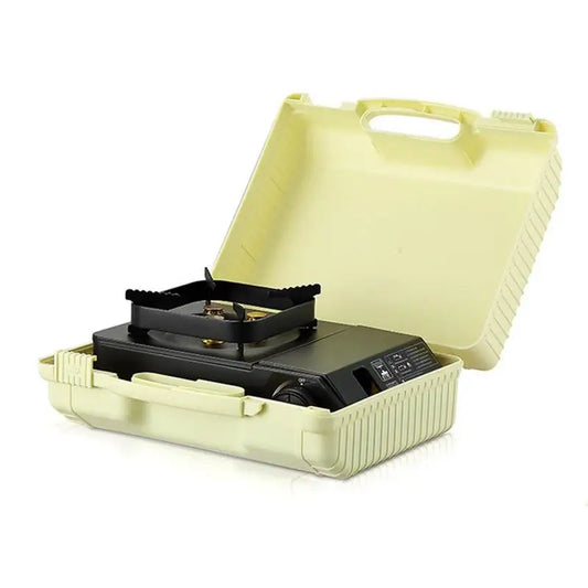 Outdoor Camping Gas Stove Portable Cassette Furnace Windproof High Firepower Gas Burner Stove Camping Picnic Cook Supplies