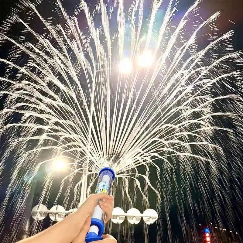 Summer Vacation Water Games Fireworks Water Gun, Water God Tool Beach Small Water Spray Pulling Fireworks Water Gun Children Drifting Play Gift Toys