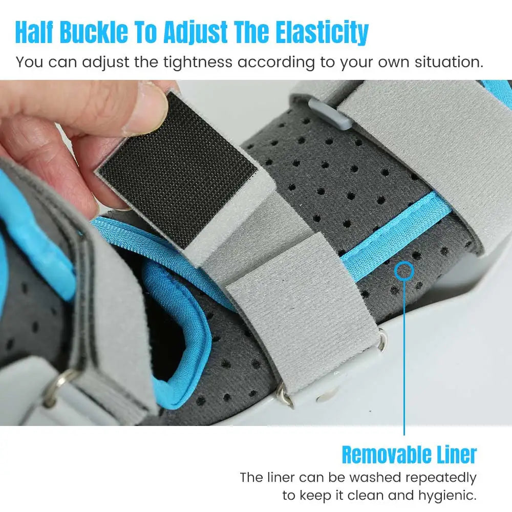 Ankle Stabilizer Injury Sprain Recovery Adjustable Ankle Fixation Brace Foot Drop Orthosis Postural Correct Rehabilitation Brace Medical Supplies Health Care Products