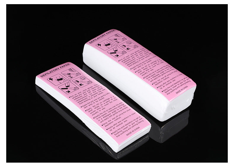 100pcs Women Men Hair Removal Wax Paper Nonwoven High Quality Body Leg Arm Hair Removal Epilator Wax Strip Paper Roll