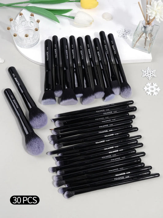 30PCS Makeup Brush Set Professional Cosmetic Foundation Concealer Brush Blending Blush Contour Eyeshadow Beauty Tools