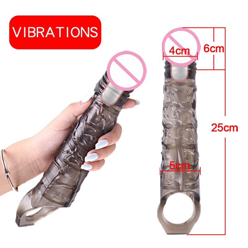 Penis Extender Sex tooys for Man Vibrator Sex Toys 18 Segurears Erection Ring for Men Men's Special Condom Cock Sleeve for Penis