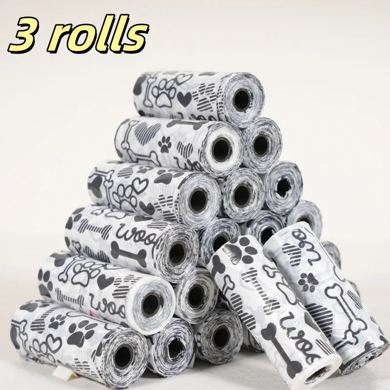 NEW Design 6/10 Rolls Set 180 Count Super Thick Dog Poop Bags, Leak-Proof Polyethylene Suitable For Cats & Dogs, Outdoor Pet Cleaning Supplies