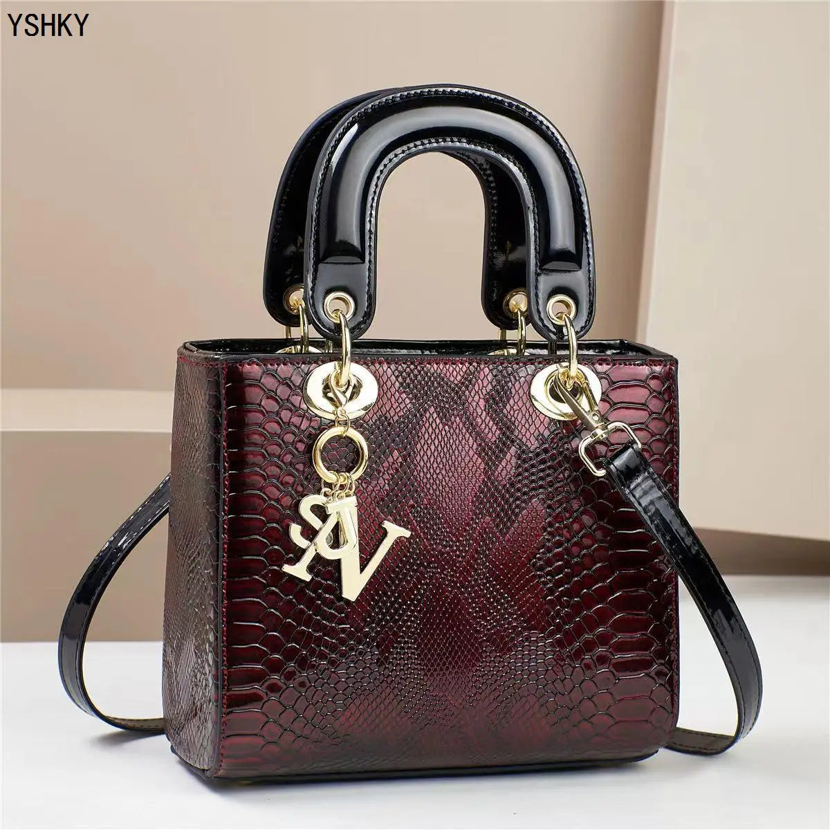 NEW Arrivals 11 Colors/Patterns Women PU Leather Bag Female Shoulder Bag Handbag Luxury Fashion Shoulder Bags Crossbody Luxury Designer Handbags Ladies Luxury Fashion Apparel Accessories