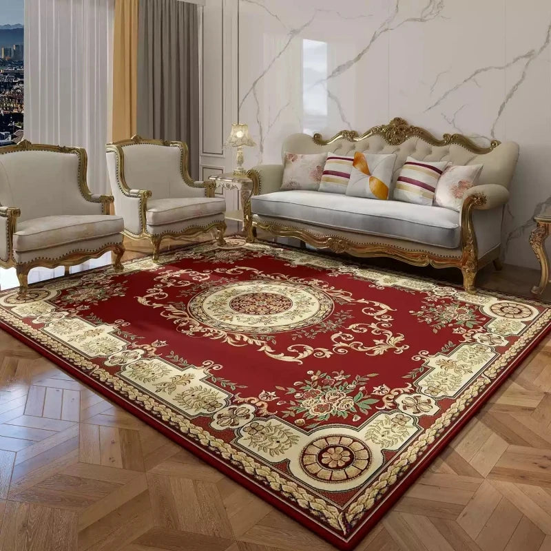 NEW Arrivals Turkey Persian Bohemian Crystal Velvet Large Carpet Living Room Bedroom Sofa Door Mat Decorated Non-Slip Floor Carpet