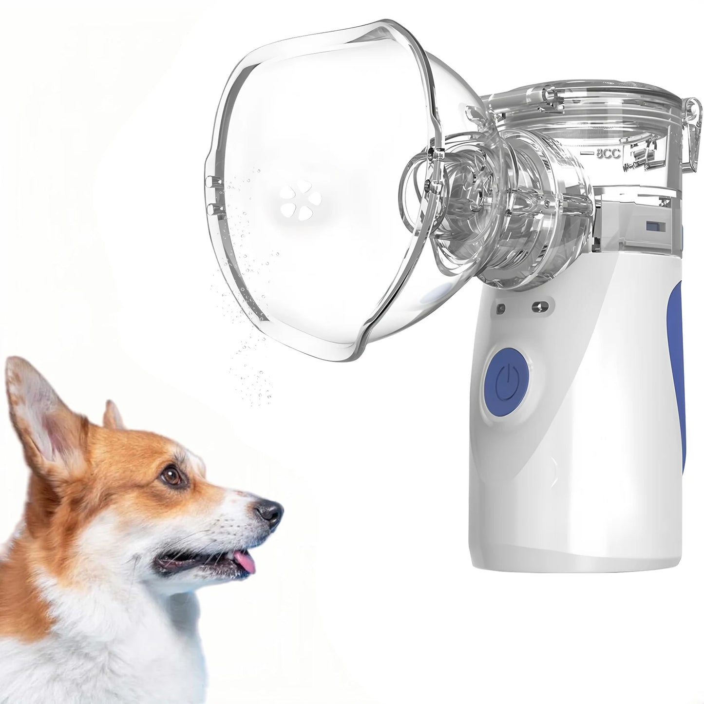 NEW Arrivals Portable Pet Compression Nebulizer for Animal Use, Pet Nebulizer, Cat and Dog Electronic Nebulizer Pets Health Care Supplies