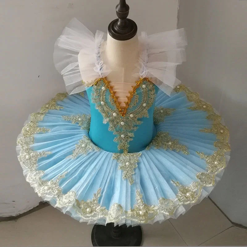NEW Arrivals Adults/Girls Height 90-170CM Professional Tutu Ballet Led Light Swan Lake Ballerina Pancake Tutu Girl Women Adult Child Ballet Dress Women Kids Dance Costumes