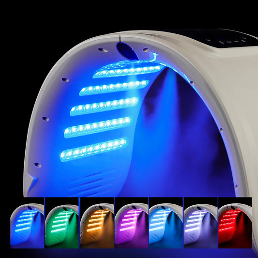 Skin Hydrating Sprayer LED Mask Facial Machine Nano Mist 7 Colors LED Photon Machine Face & Body Salon SPA Home Use Skin Care