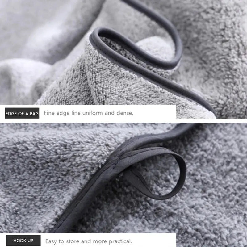Bamboo Thickened Bath Towels for The Body Microfiber Towel for Gym Sports Shower Robe for Spa Bath Home