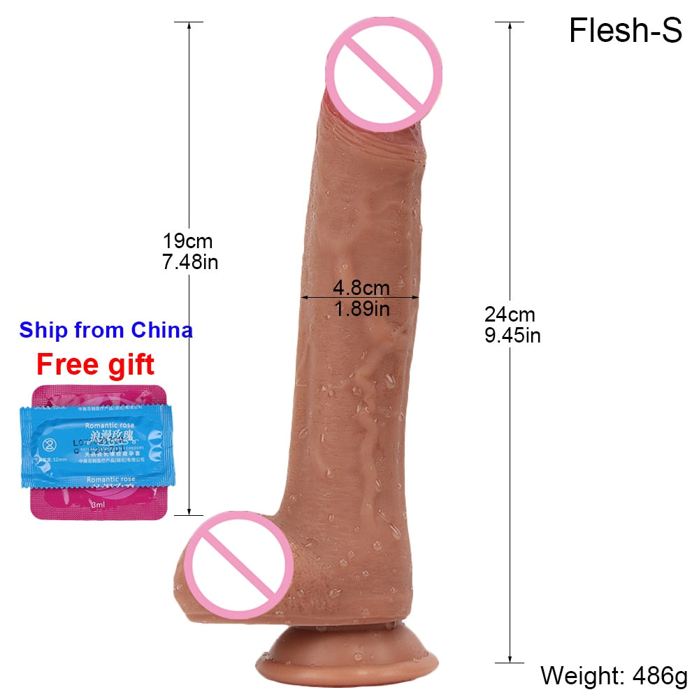 Realistic Dildo With Suction Cup Huge Black Adults Sex Toys For Woman Men Soft Dick Big Penis Anal Plug Vagina Erotic Sexy Shop