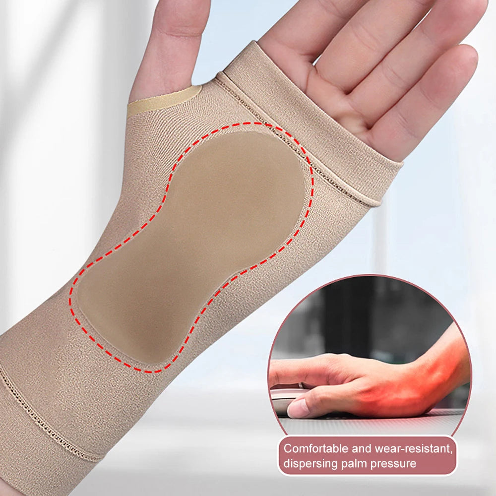 Wrist Compression Sleeves Breathable and Comfortable Carpal Tunnel Wrist Brace for Arthritis, Tendonitis, Sprains, Wrist Support Sports Accessories Health Care Supplies