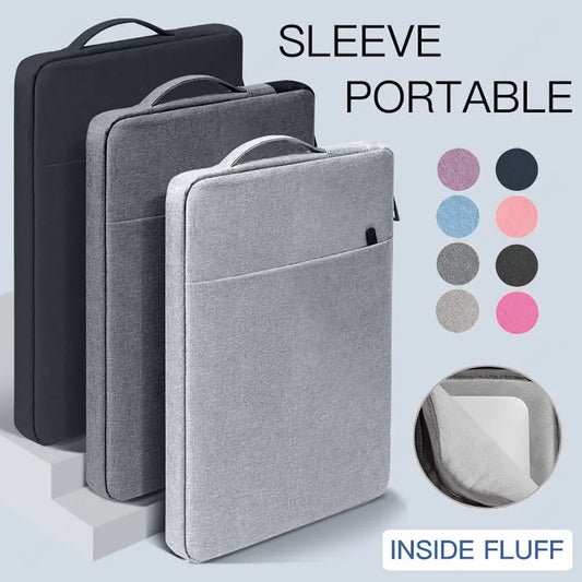 Laptop Sleeve Handbag Case for HP 13.3" 13.5" 14" 15.6" 16" Waterproof Zipper Portable Notebook Cover for HP 11.6" 12.5" Bag