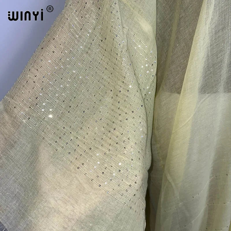 BRAND NEW African Luxury Women 12 Colors/Patterns Bohemian Gold Thread Monochrome Elegant Casual Dress Cardigan Swimwear Swimsuit Cover Ups Sexy Kimono Ladies Summer Maxi Cover-Up Dress