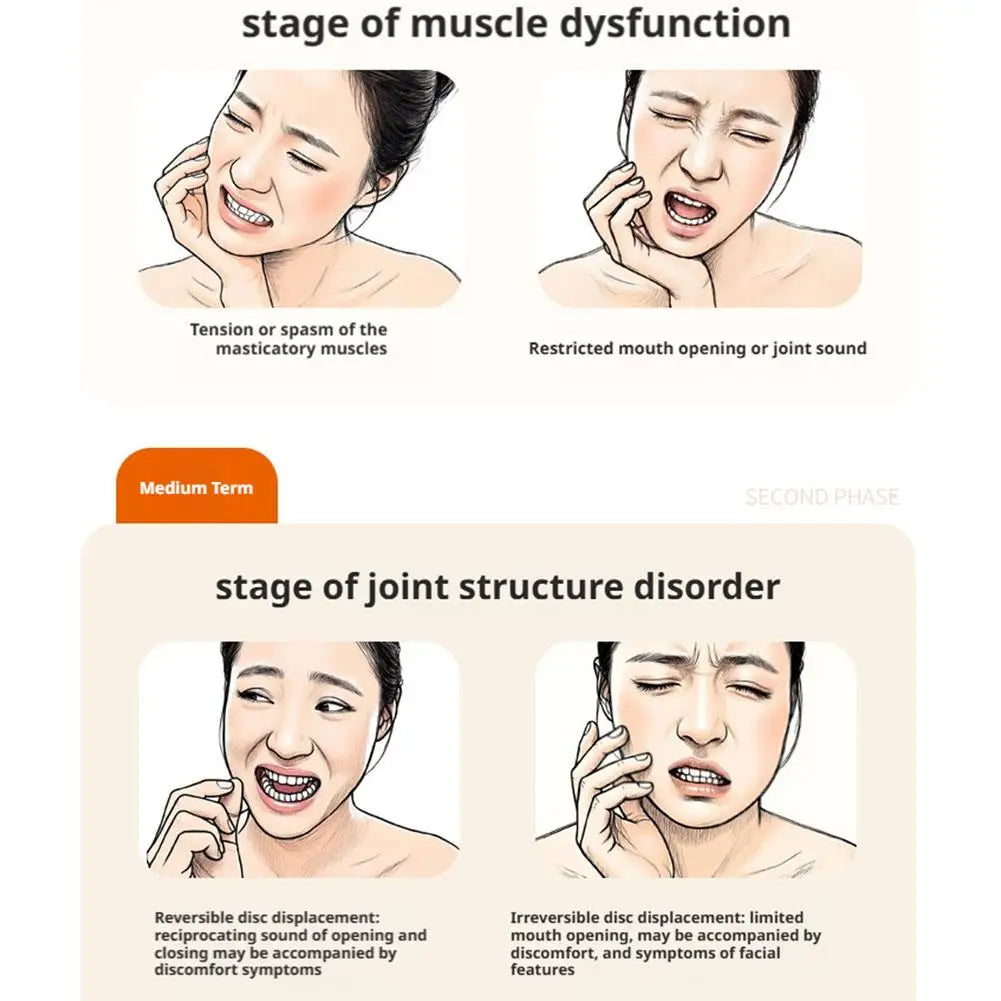 NEW Korean Mandibular Temporomandibular Joint Disorder, Hot Compress Bag, Chin Crooked Face, Mouth Opening Pain Limited, Crooked Jaw,