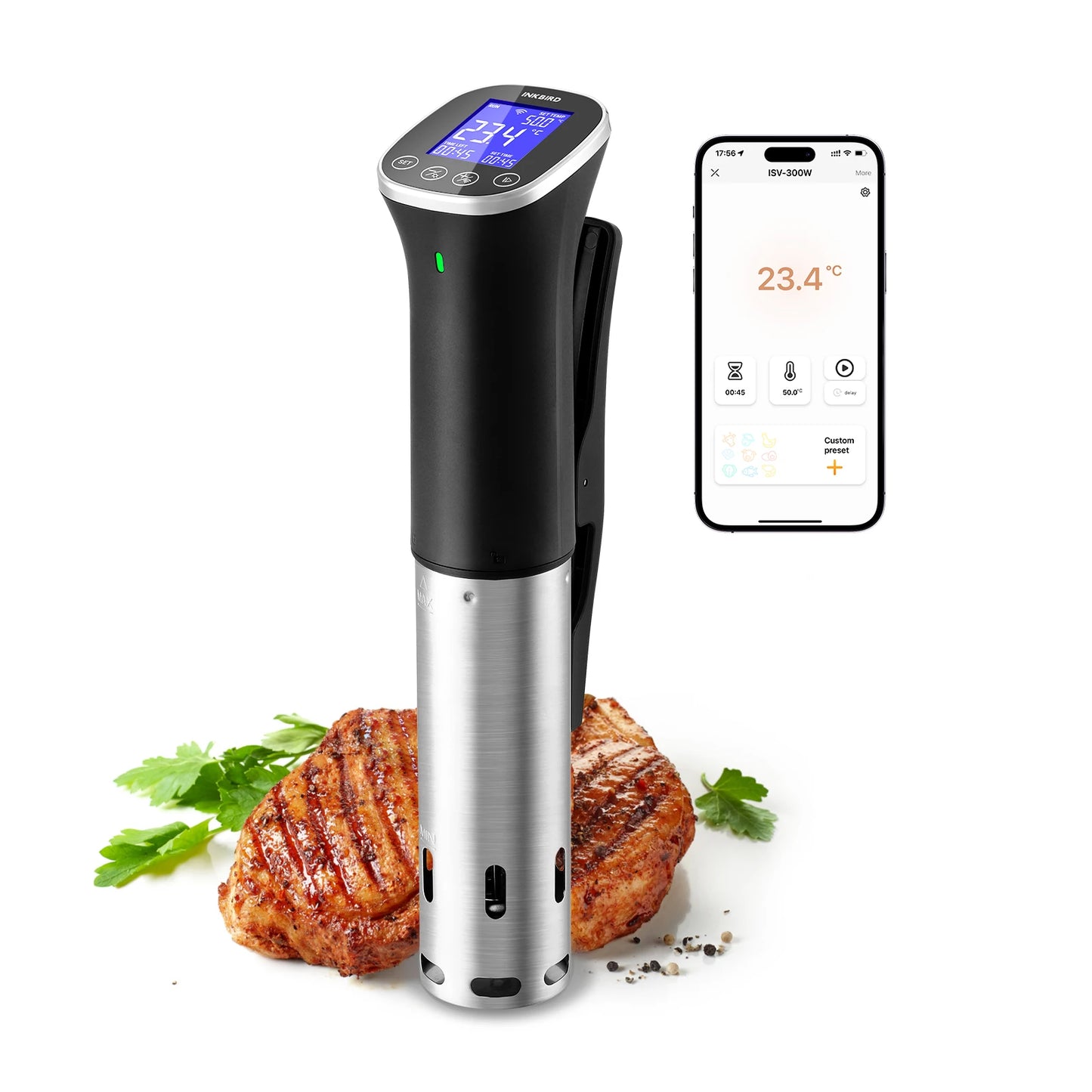 NEW 4 Types 1000W Wi-Fi Mobile Phone App Sous Vide Machine EU Plug Sous Vide Cooker APP Remote Control Recipes Alarms Timer For Cooking Home Appliances Kitchen Accessories