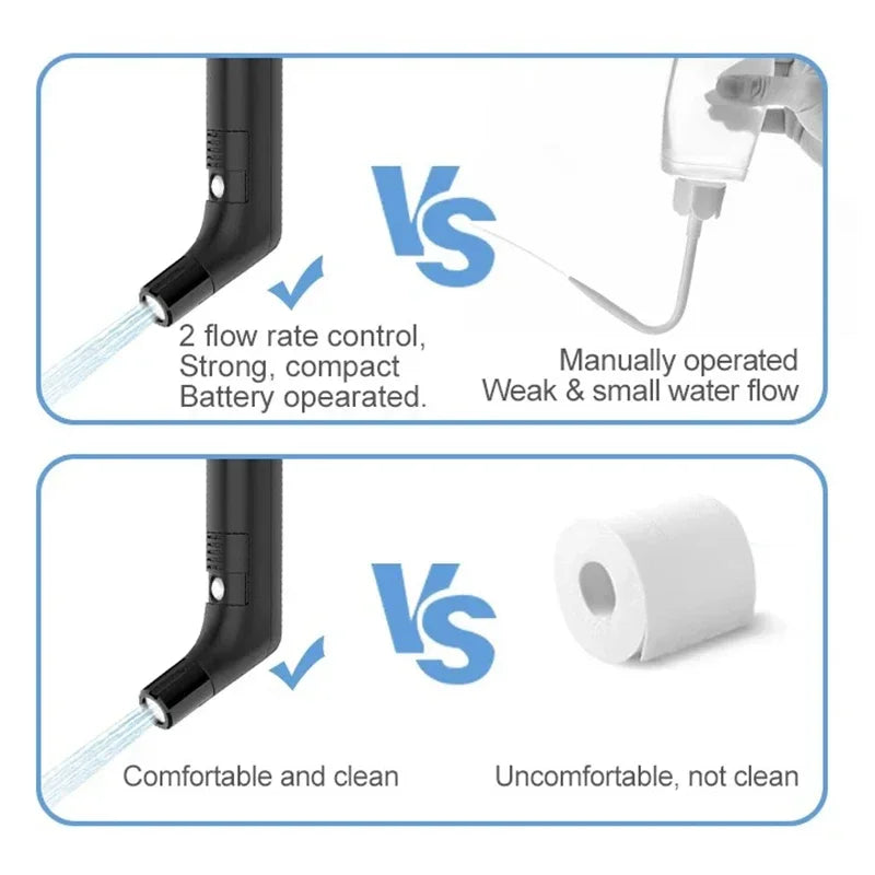 NEW Arrivals Outdoor Travel Camping Beach Portable Electric Sitz Bath for Personal Hygiene Cleaning, Rechargeable with a Shower Sprayer Personal Care Supplies