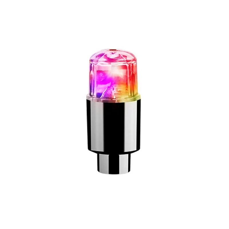2-4PCS Bicycle Valve Light Bike Valve Lamp Seven Colors Tire Caps LED Lamps Flash Light Wheel Light For Cars Bikes Motorbikes