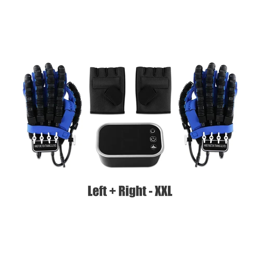 Left & Right 2 PCS Set S-2XL Size Hand Finger Rehabilitation Exerciser Robot Gloves Stroke Hemiplegia Cerebral Infarction Training Equipment Therapy Health Care Supplies