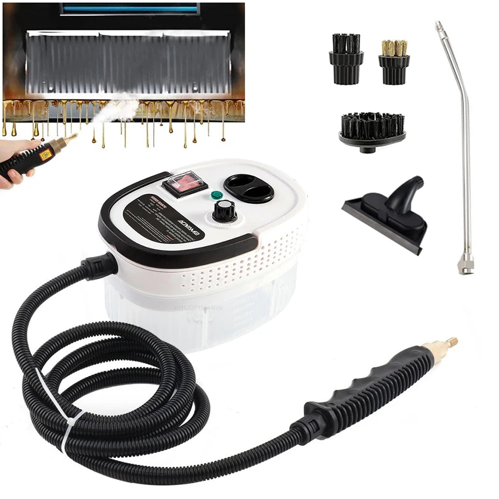 Steam Cleaner High Pressure Steam Cleaner 2500W Handheld High Temperature Steam Cleaner for Home Kitchen Car Steam Cleaning