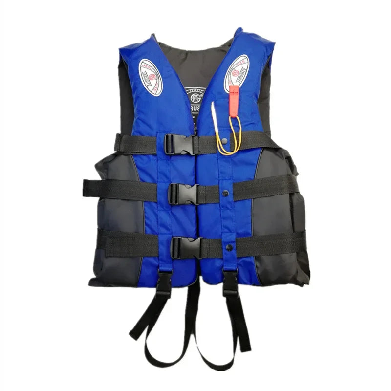 S(25-35Kg) 3XL(100-110Kg) Professional Life Jackets  Swimming Boating Kayaking Canoe Swimming Vest Water Safety Survival Suit Universal  Life Vest Jacket for Adult Children S -XXXL