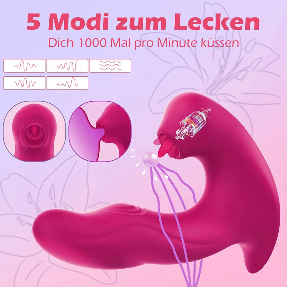 3 in 1 Clitoral Sucking Vibrator for Women Clit Clitoris Sucker Tongue Licking Dildo Adults Goods Sex Toys Female