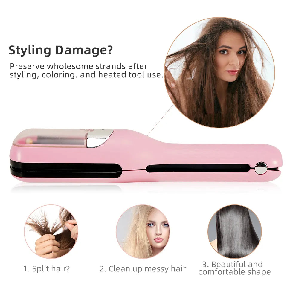 Hair Split Ends Trimmer Charging Professional Hair Cutter Smooth End Cutting Clipper Beauty Set Bag Product For Women Ladies