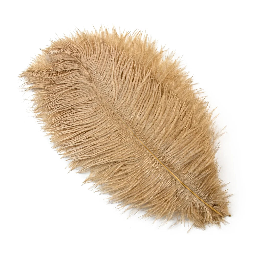 10 PCS Set 10 Colors Natural Ostrich Feathers Wedding Home Decor 30-35cm/40-45cm Ostrich Plumes Table Centerpiece Crafts