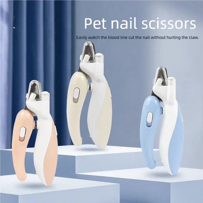 Professional Pet Nail Clippers for Dogs Cats & Small Animals LED Light Included Paw Nail Trimmer Grooming Scissors Pet Supply