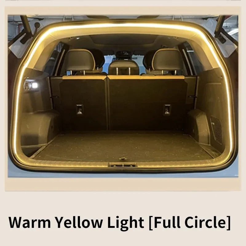 2-4M Car Trunk Sensor Lights, Automatic Induction Lights, LED Lights with Tailgate Lights, Car Reading lights, and Interior Lights