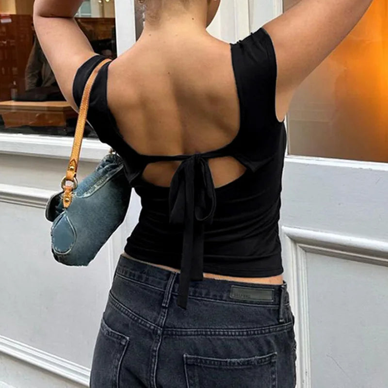 UK Size 6 Colors Sexy Bodycon Crop Tube Top, Solid Stretchy Tube Top, Casual Every Day Tops, Women's Clothing