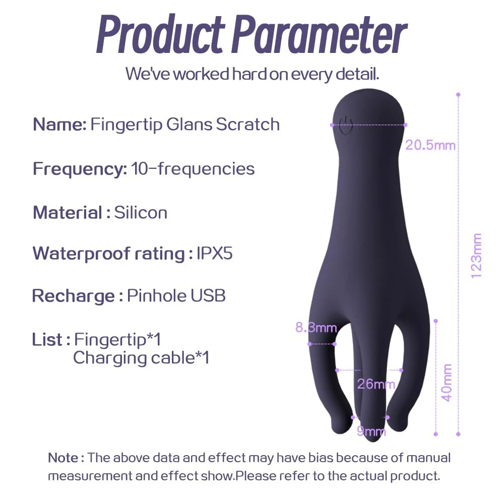 Adult Glans Trainer Penis Vibrator for Men 10 Mode Vibrating Glans Penis Training Stimulate Massage Sex Toy for Male Delay Masturbator