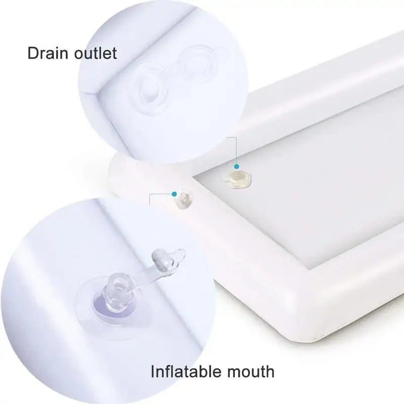 NEW Arrivals Portable Swimming Pool Beach Camping Air Float Inflatable Beer Table Ice Bucket Serving Salad Bar Tray Food Water Sports Accessories Supplies