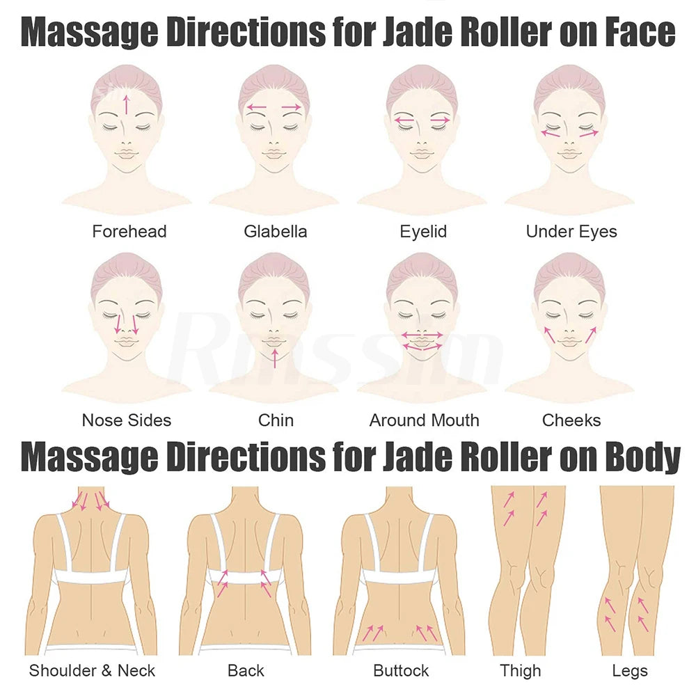 New Electric Vibrating Jade Roller Massager For Slimming Face Lifting Rose Quartz 3D Roller Stone Facial Skin Care Beauty Tool