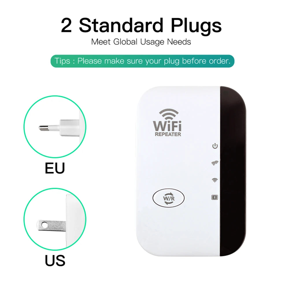 300Mbps Wireless WIFI Repeater Remote Wi-Fi Extender Amplifier 802.11N Internet Booster Amplifier Wi Fi Repeater