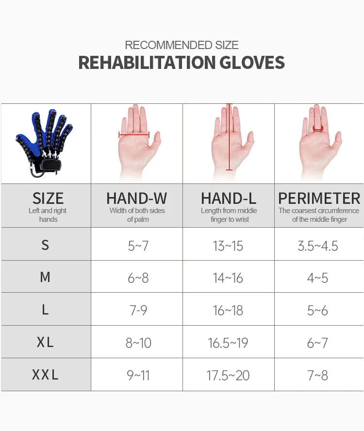 NEW!!!! Rehabilitation Robot Glove Hand Finger Training Gloves Stroke Hemiplegia Devices Rehabilitation Hand Function Recovery