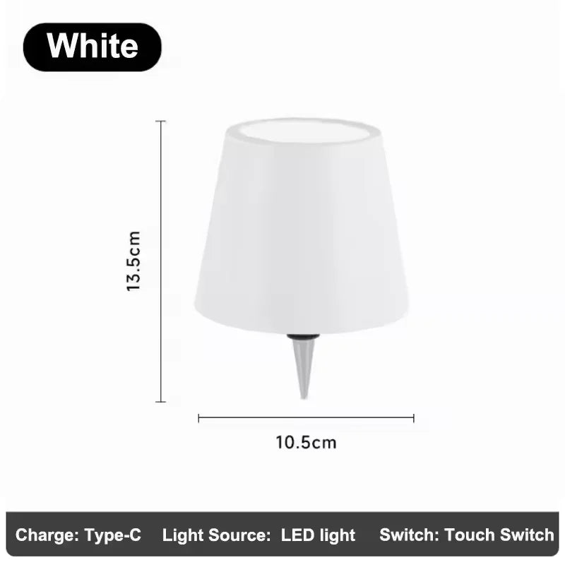 NEW Arrivals USB Rechargeable Wine Bottle LED Mood Lamp 2000mAh Touch Stepless Dimmer RGB 3 Color RGB White Cordless Pub Table Night Light