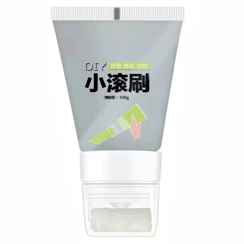 NEW Arrivals Korean 100g White Pink Wall Small Roller Brush Paint Interior Wall Repair Household Wall Graffiti Repair Environmental Protection Paint Home Supplies