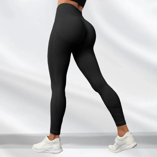 Solid Knitting Leggings Women Seamless Fitness Leggings High Wiats Butt Lift Gym Workout Cycling Fashion High Elastic Yoga Pants