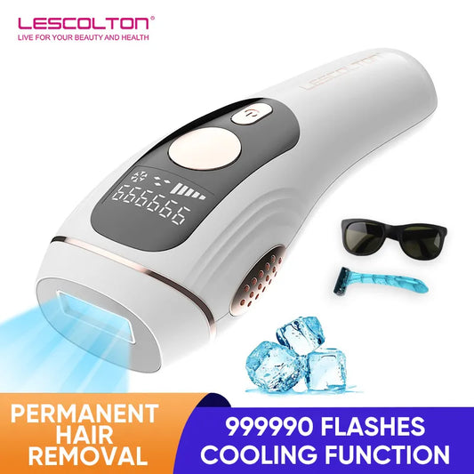 Lescolton Cool Laser Hair Removal for Women Men Flashes Beauty Health Permanent Painless IPL Epilator