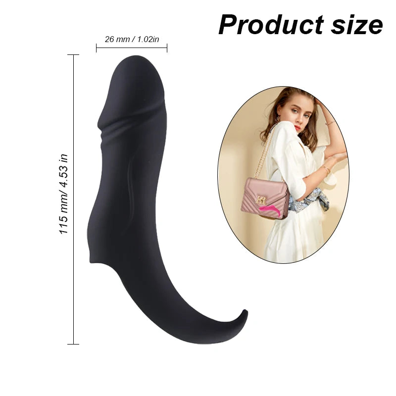 10 Multi-speed Finger Wearable Vibrator Silicone G-spot Clitoris Vibrating Massage Erotic Toys Adult Product Sex Toys for Woman