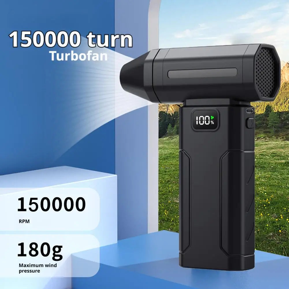 X8 Brushless Turbo Jet Fan Blower 150000RPM Powerful Electric Air Blower Vacuum Dust Cleaner Outdoor Blowing Snow Portable Dust Cleaner Violent Fan Cleaning Accessories
