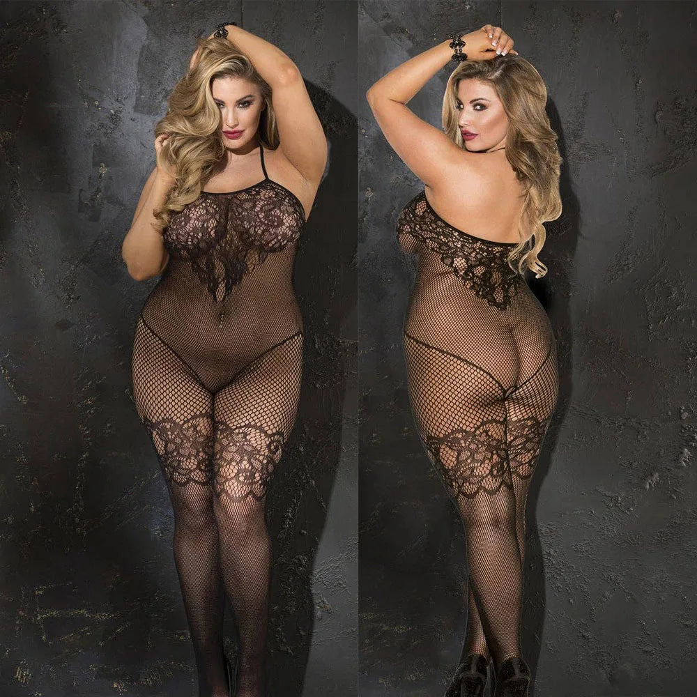 14 Types S-2XL Plus Size Sexy Lingerie Women Erotic Bodystocking Underwear Crotchless Fishnet Full Body Stockings Open Crotch Sex Clothes Curvy Ladies Sexy Lingerie Apparel Clothing Supplies