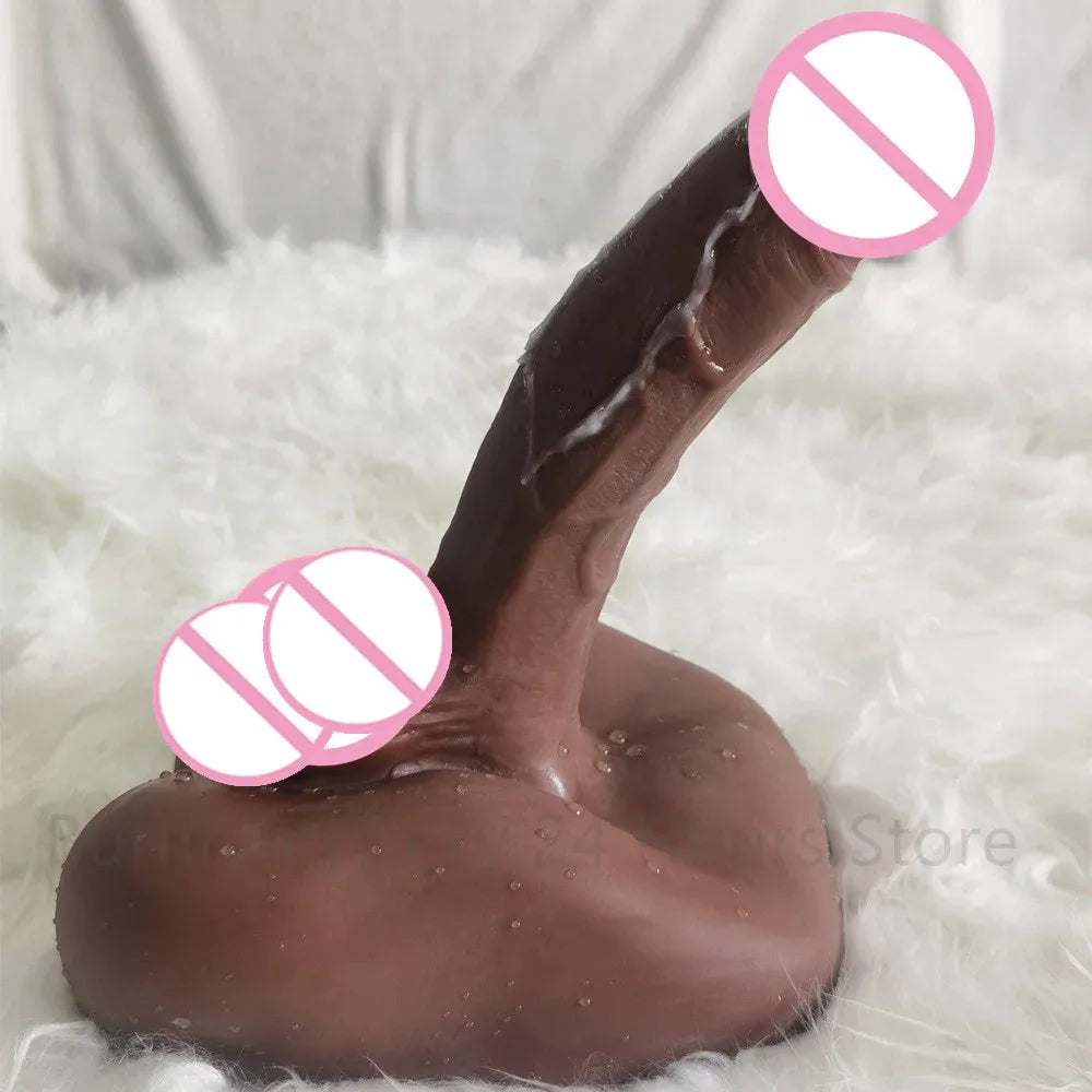 Adult 21cm Long Penis Women Masturbation Realistic Artificial Penis Thick TPE Dildo Plugs Fetish Gay Prostate Anal Sex Toys Ass Plug