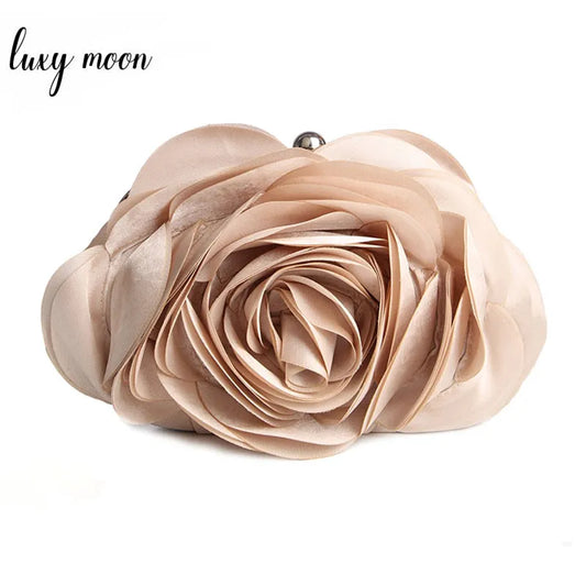 Hot Sale Evening Bag Flower Bride Small Purse Full Dress Party Handbag Wedding Wallet Women Floral Chain Lady Clutches