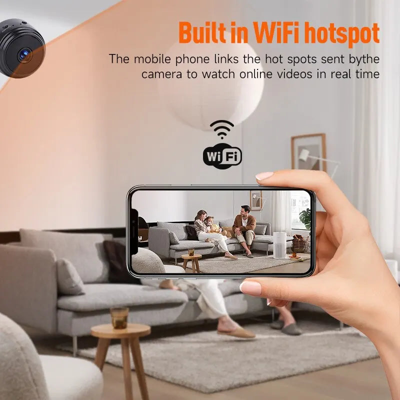 A9 1080P HD Wifi Mini Camera Surveillance Cameras Sensor Camcorder Web Video Smart Home Safety Wireless Security Camera