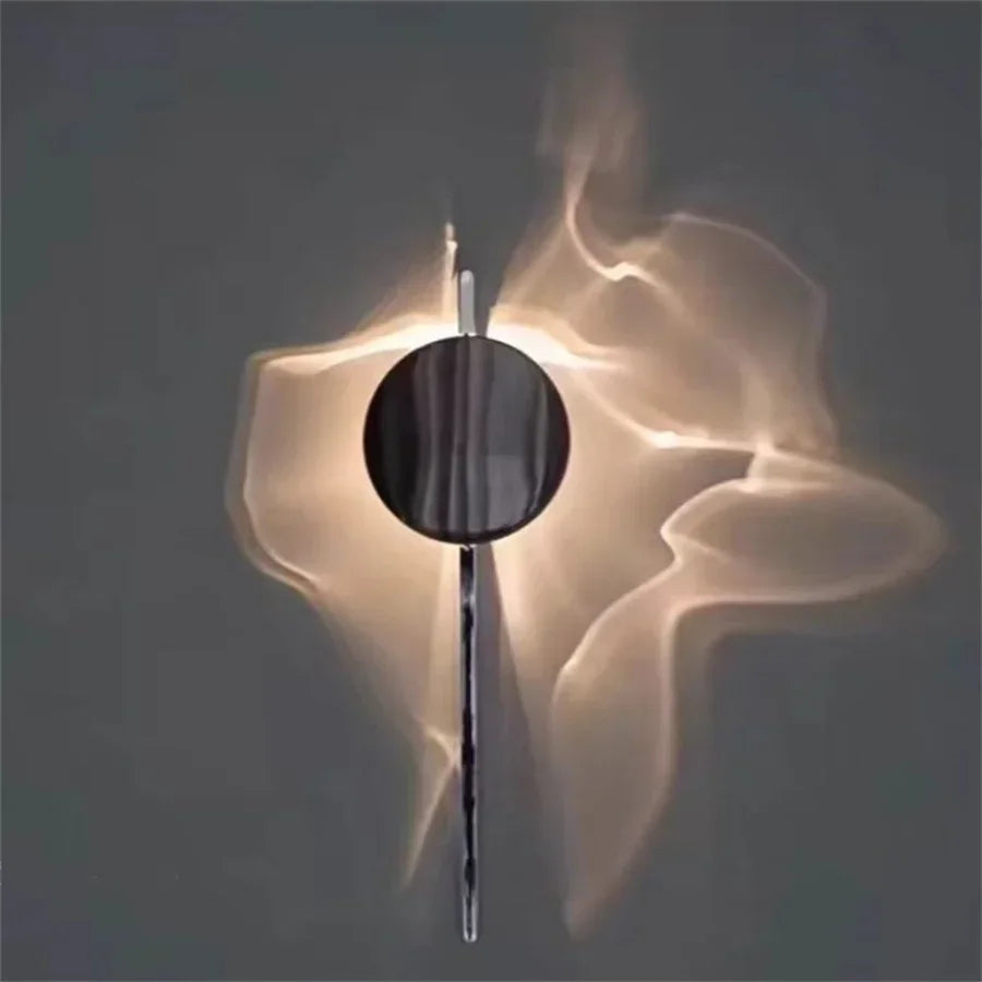 Creative Art Corrugated LED Wall Lamps Bedroom Bedside Shadow LED Wall Sconces Aisle Porch Corridor Atmosphere Wall Light