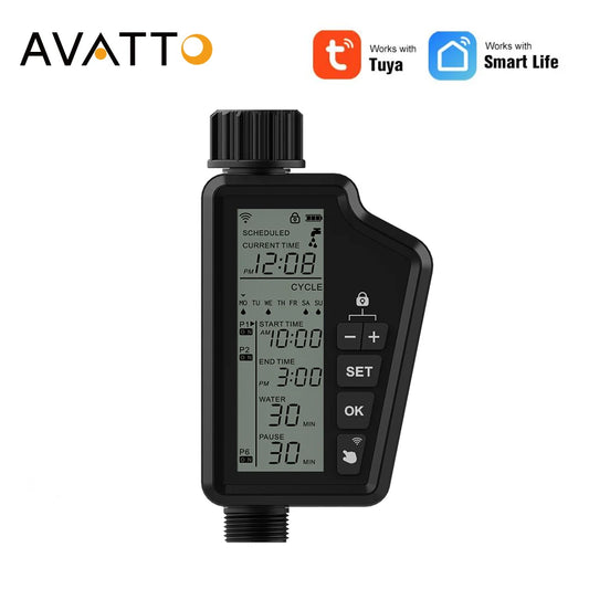 WiFi Timer Smart Dual Water Timer Garden Farm Irrigation Controller Program Timer  Irrigation Timed Watering Valve