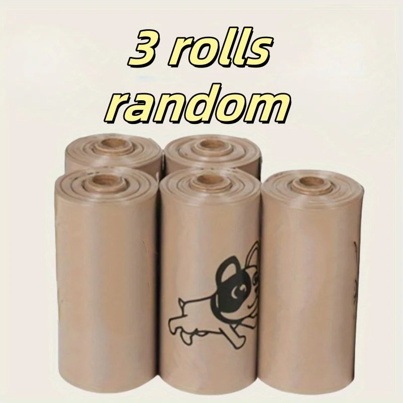 NEW Design 6/10 Rolls Set 180 Count Super Thick Dog Poop Bags, Leak-Proof Polyethylene Suitable For Cats & Dogs, Outdoor Pet Cleaning Supplies