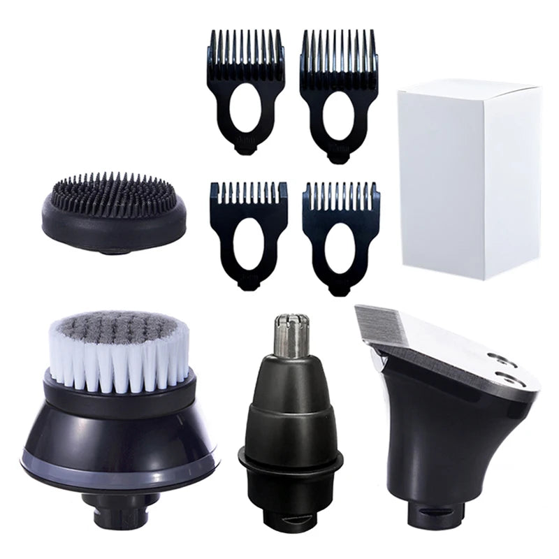 Replaceable 3D 4D 5D 6D 7D 8D 9D Floating Electric Shaver Head Spare Nose Trimmer Hair Clipper And Facial Cleaning Massage Head