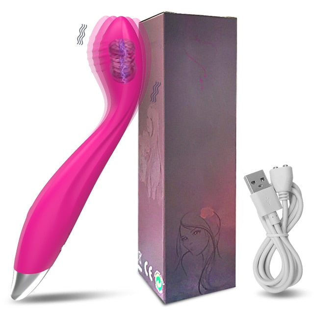 Beginner G-Spot Vibrator for Women 8 Seconds to Orgasm Finger Shaped Vibes Nipple Clitoris Stimulator Sex Toys for Adult Female